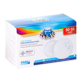 Disposable Breast Pads with anti-slip tape 60 pcs